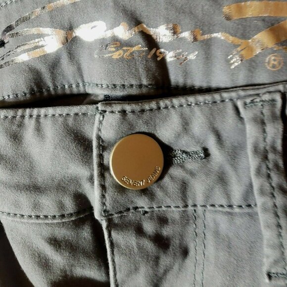 Seven7 High Rise Skinny Ankle Jeans Skin Fit Denim Jeans Gray 30X27 Size 10 - Picture 4 of 9